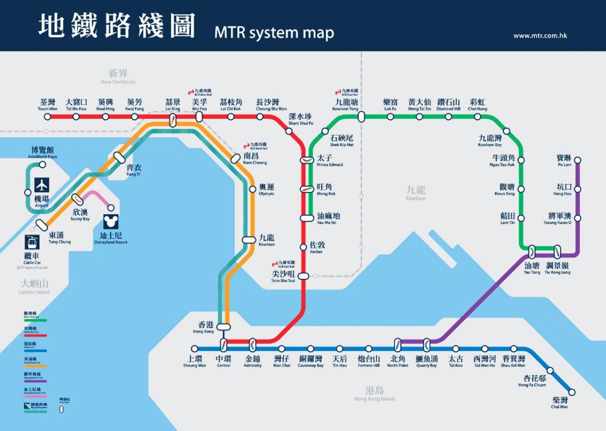 stasiun MTR causeway bay peta