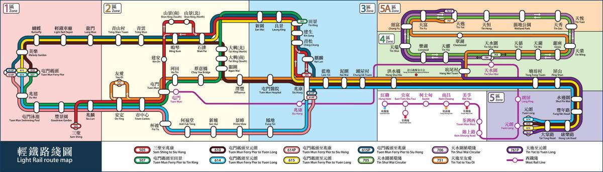 HK peta kereta api