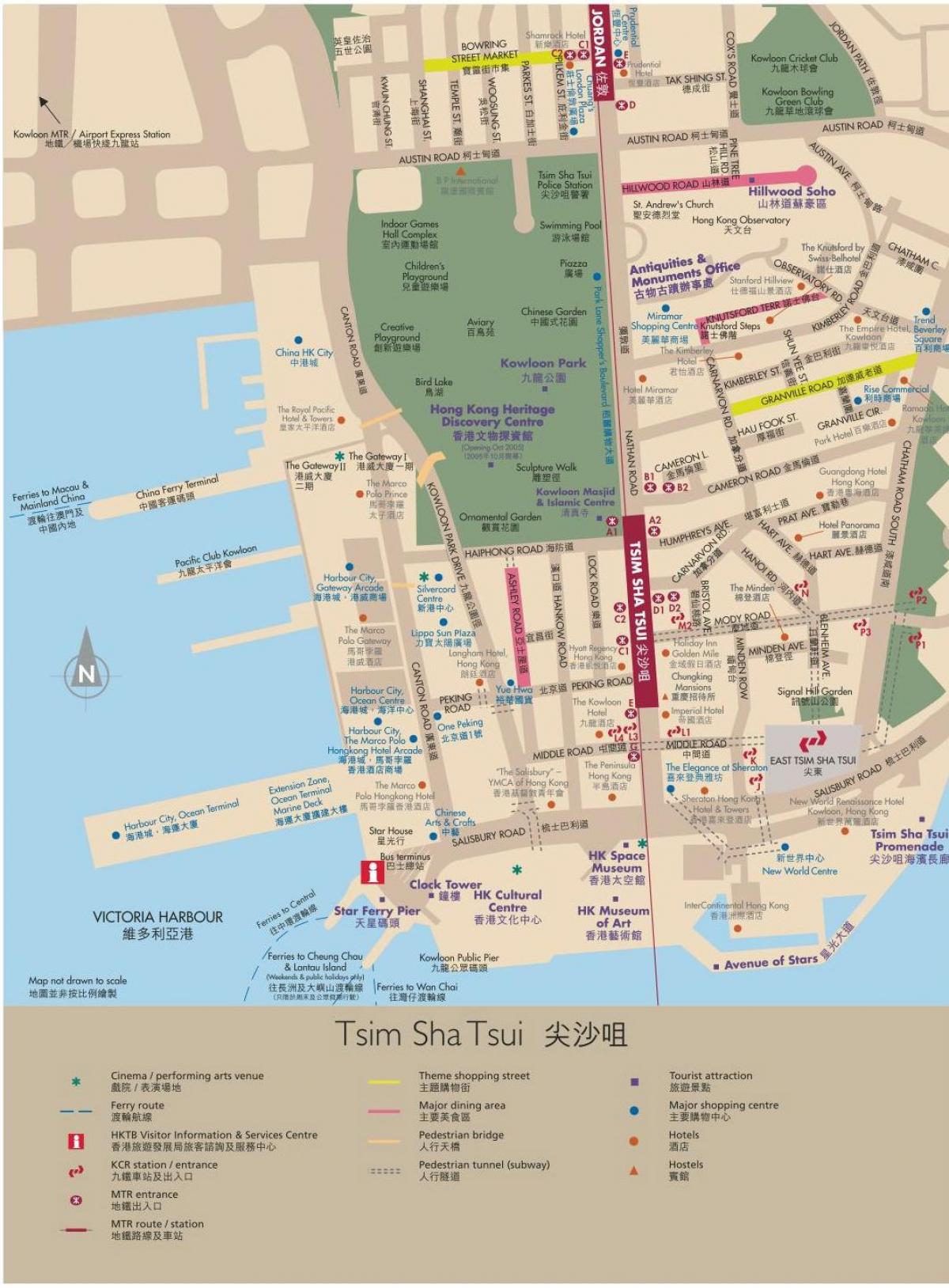 Peta Hong Kong Kowloon