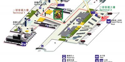 Peta dari bandara Hong Kong