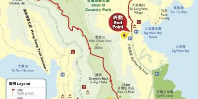 Hiking peta Hong Kong