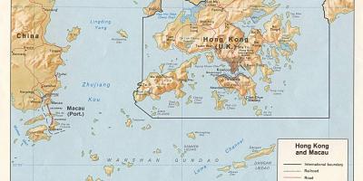 Peta dari Hong Kong dan Macau