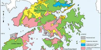 Peta geologi dari Hong Kong