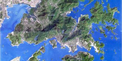 Satelit peta Hong Kong