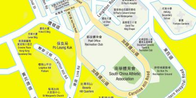 Stasiun MTR Olympic peta