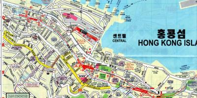 Peta dari Sheung Wan, Hong Kong