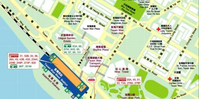 Tsuen Wan West station peta